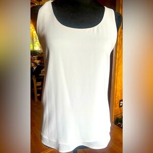 Banana Republic Ivory Sleeveless top